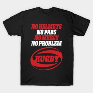 Rugby - No Helments T-Shirt